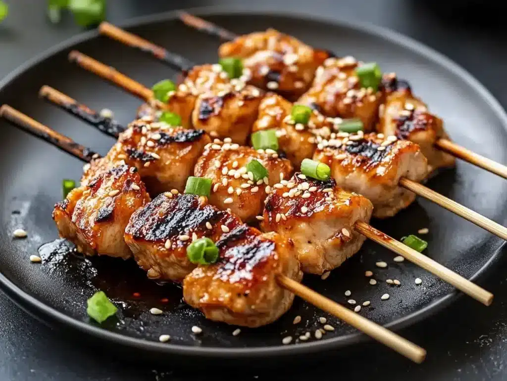 grilled chicken with keto Japanese BBQ sauce
