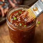 keto Japanese BBQ sauce in a glass jar