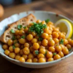 Recipe card image for creamy marry me chickpeas