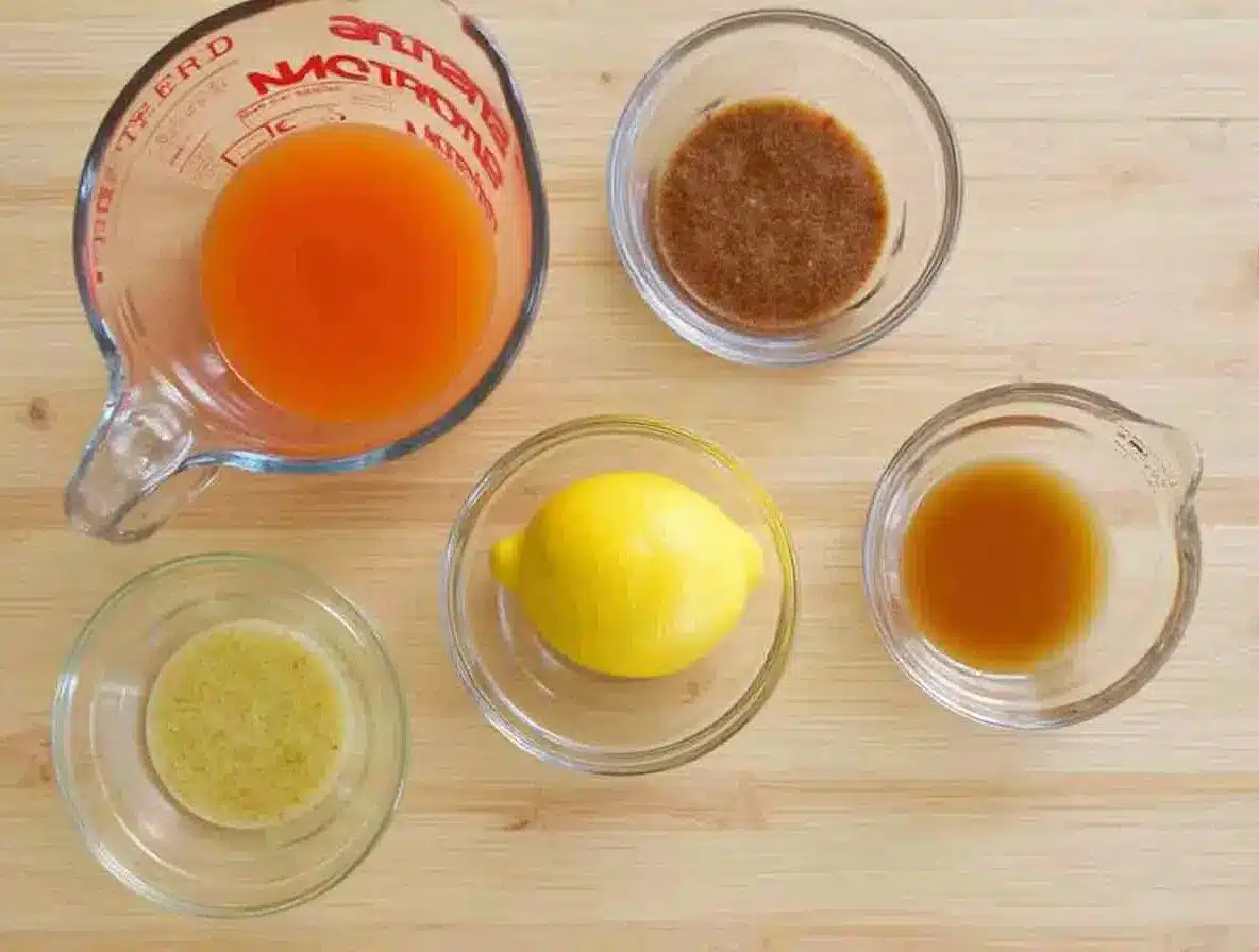 ingredients for veganes Gelee recipe