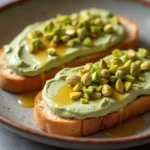 Recipe card for pistachio cream