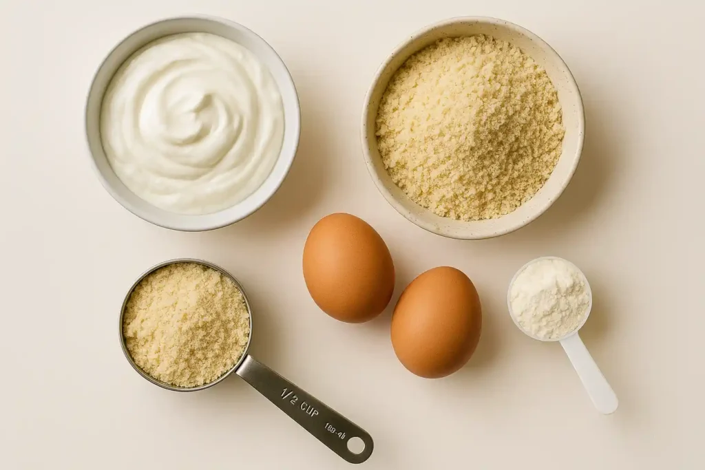 protein bagel ingredients overhead v