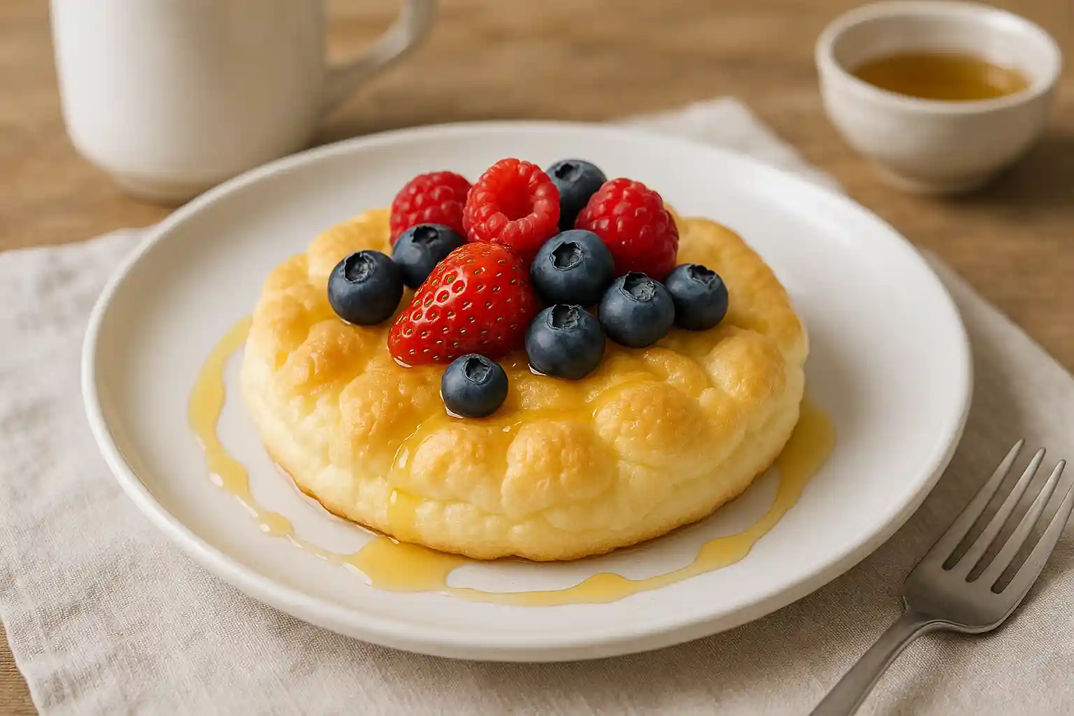  Sweet serving of fluffy cottage cheese cloud bread