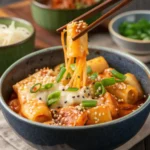 recipe card yopokki recipe with cheese topping