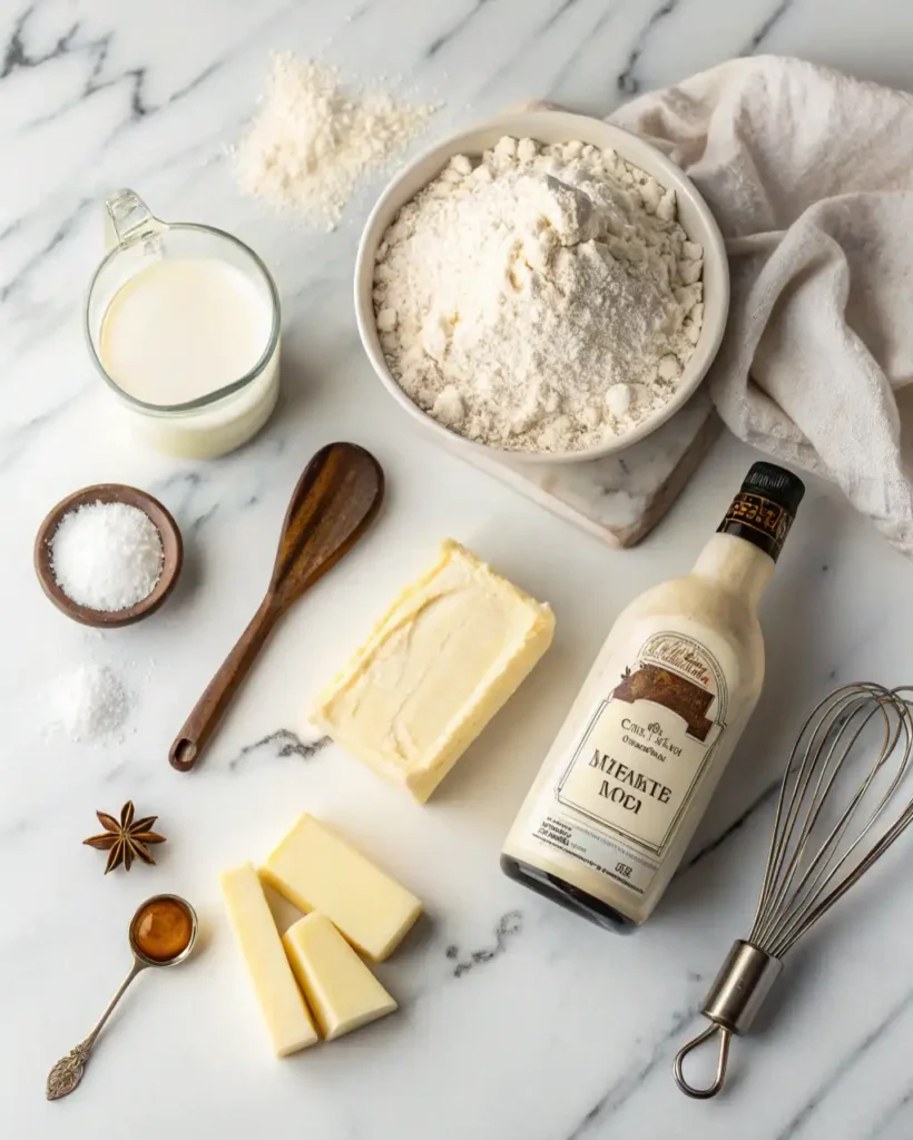 ingredients for cinnamon rolls frosting without cream cheese
