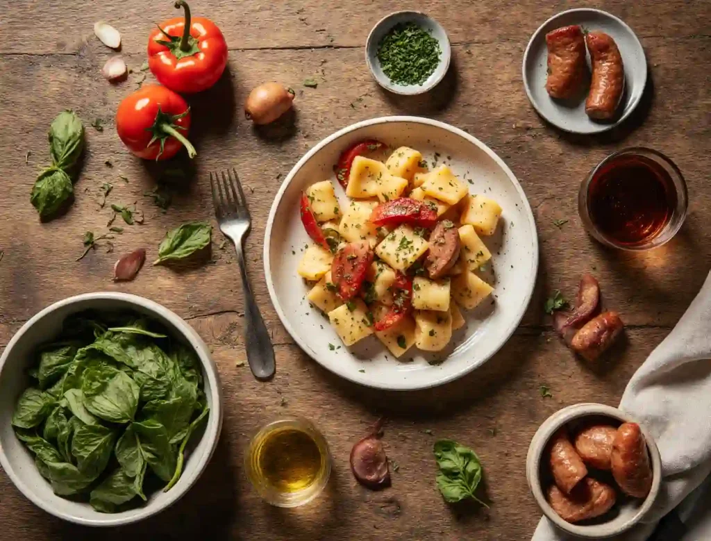 Ingredients for Blackstone tortellini