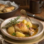 stoved chicken recipe card