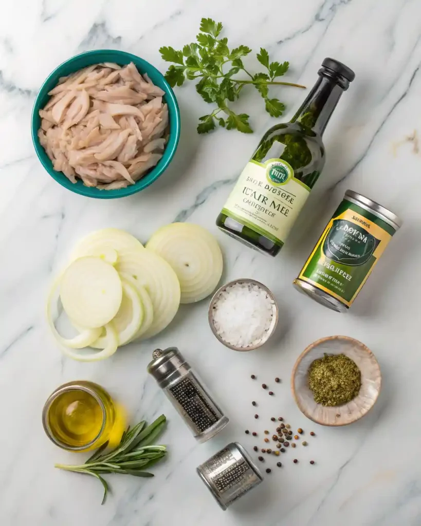 Ingredients for Buona Beef Tuna Genovese recipe