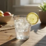 ice water hack recipe serving glass