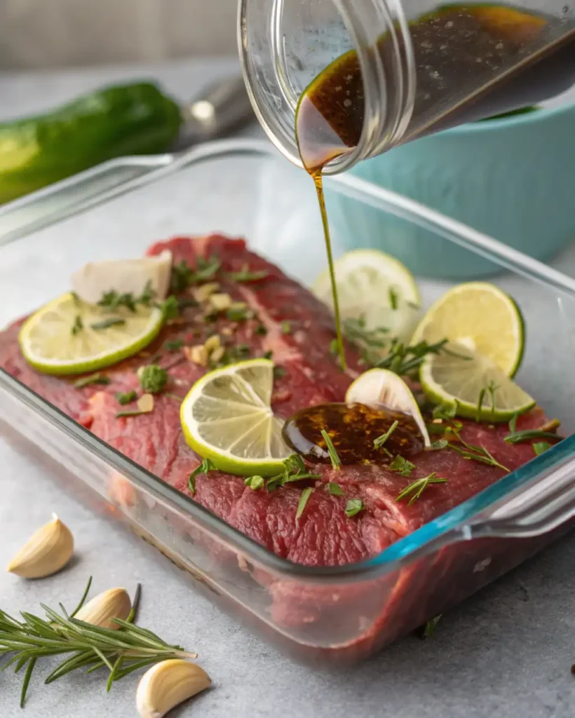 Carne Asada Crockpot Recipe That’s Full of Flavor and Easy to Make 10 Marinating Beef for Carne Asada Crockpot Recipe