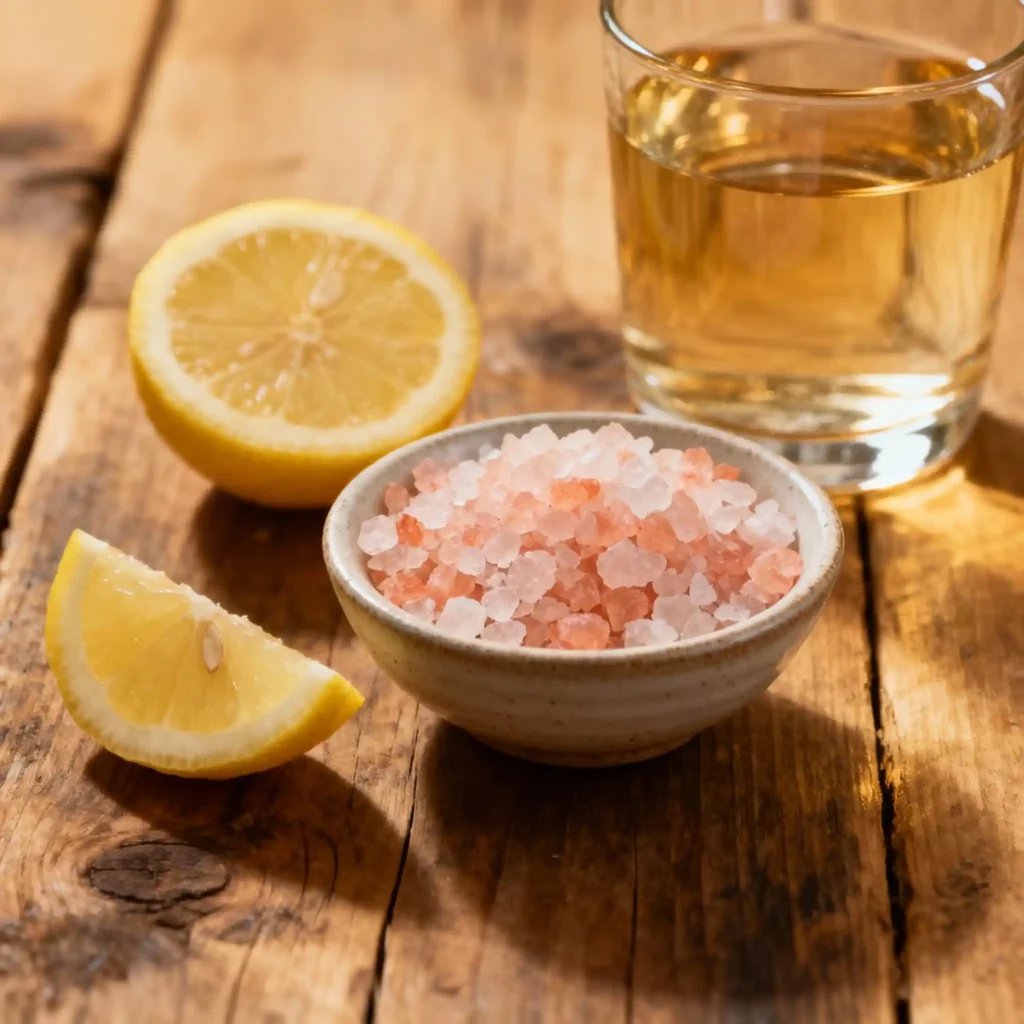 homemade closeup ingredients pink salt weight loss recipe for women