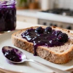 Homemade Blackberry Jam on Bread