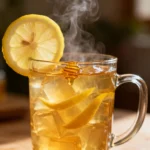 Close-up serving gelatin weight loss drink