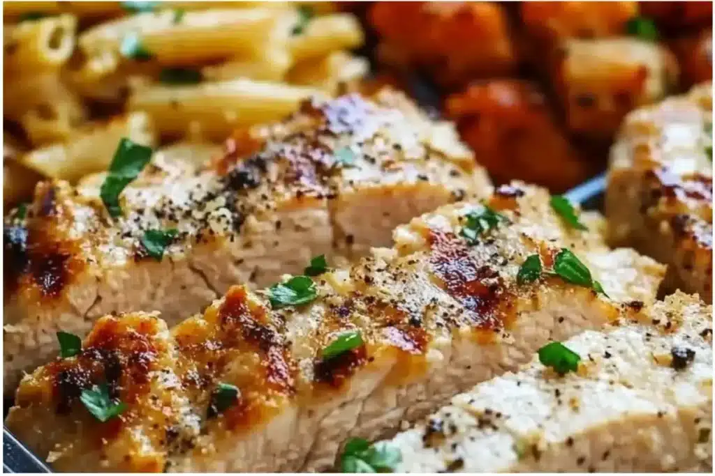 Current image: Healthy high protein meal prep ideas for muscle building and fat loss