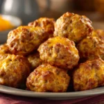 Delicious Bisquick sausage balls recipe for a tasty appetizer.