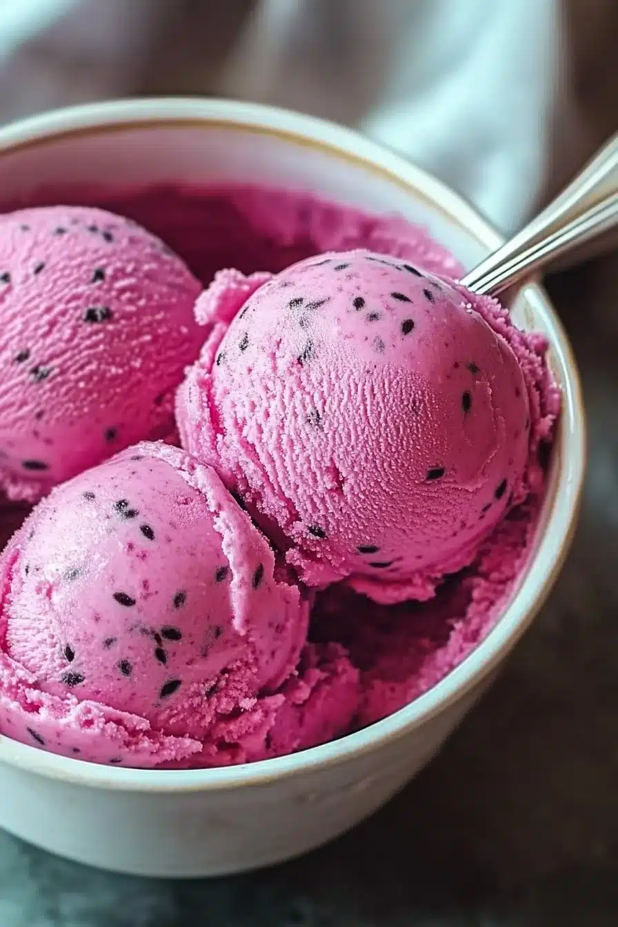 Dragon Fruit Ice Cream
