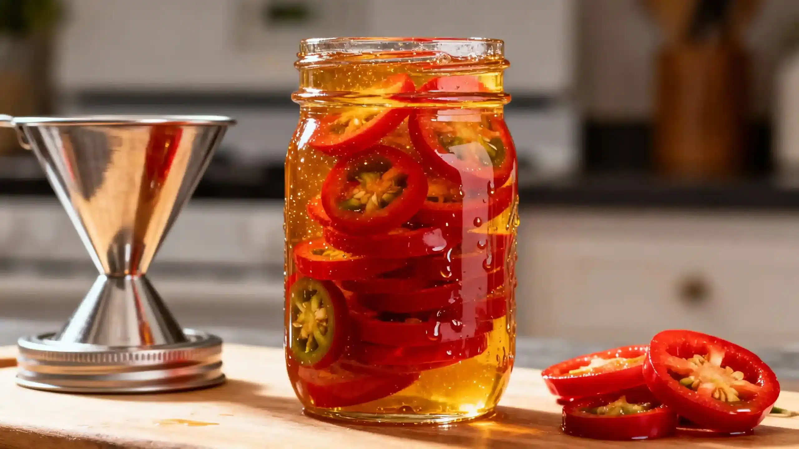ow-to-can-candied-jalapenos mason jar golden syrup