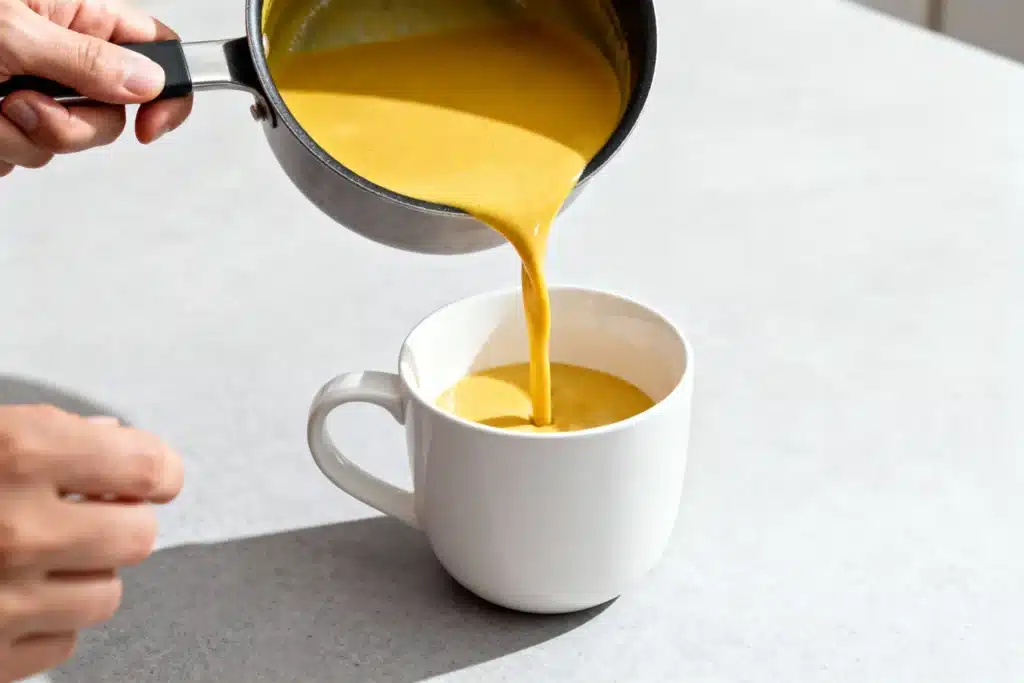 Pepper Trick For Neuropathy Recipe: 5 Powerful Steps to Natural Relief 10 pouring finished pepper trick for neuropathy recipe into ceramic mug