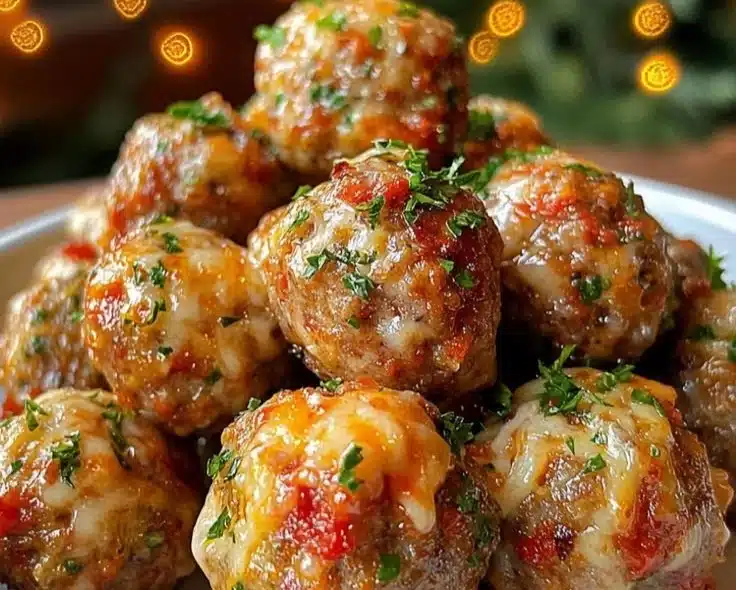 Delicious Rotel sausage balls served as a savory snack