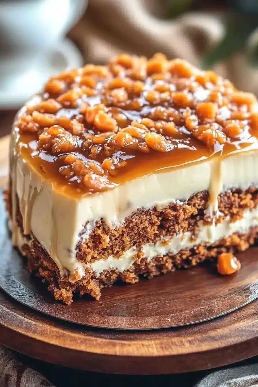 Salted Caramel Carrot Dream Cake