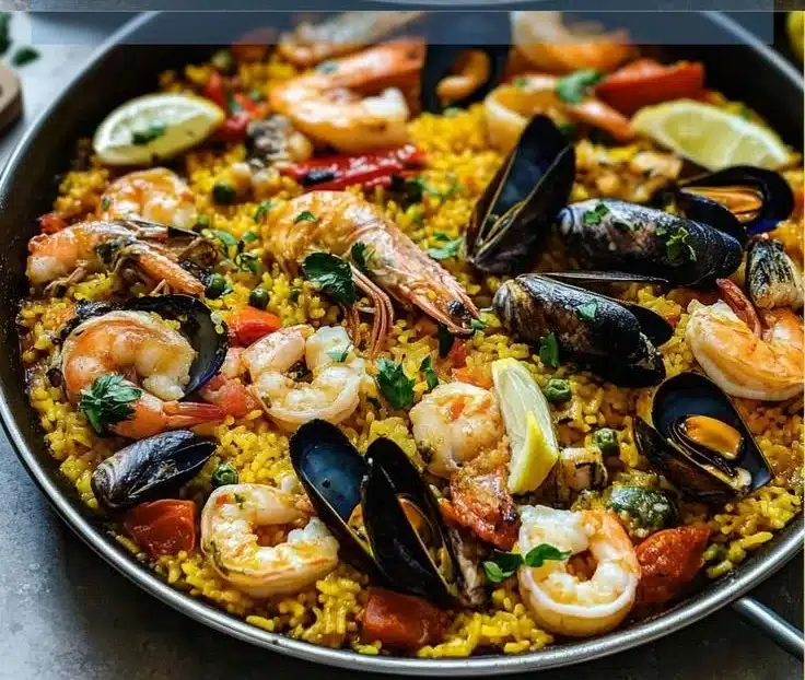 Seafood Paella (Mixed Paella) 4 Seafood Paella (Mixed Paella)