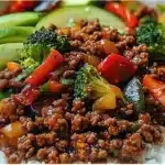 spicy ground beef stir fry bowl with garlic veggie 2025 12 21 100933 150x150 1