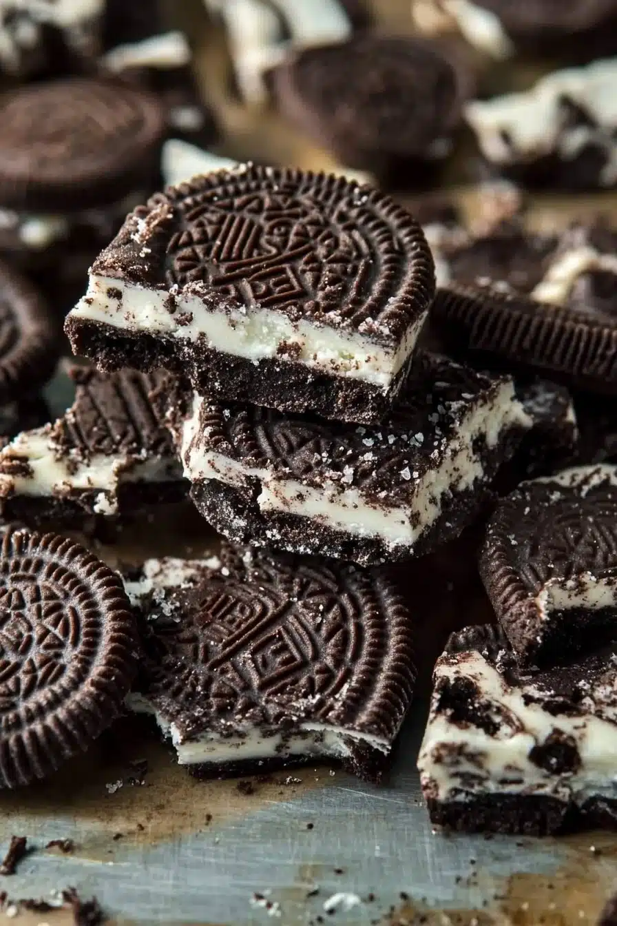 4-Ingredient Mint Oreo Bark