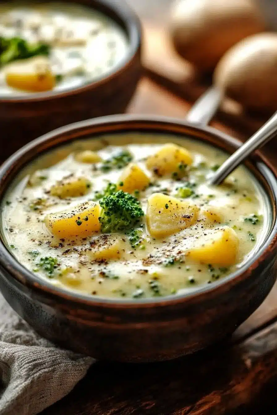 Broccoli Potato Cheese Soup 6 Broccoli Potato Cheese Soup