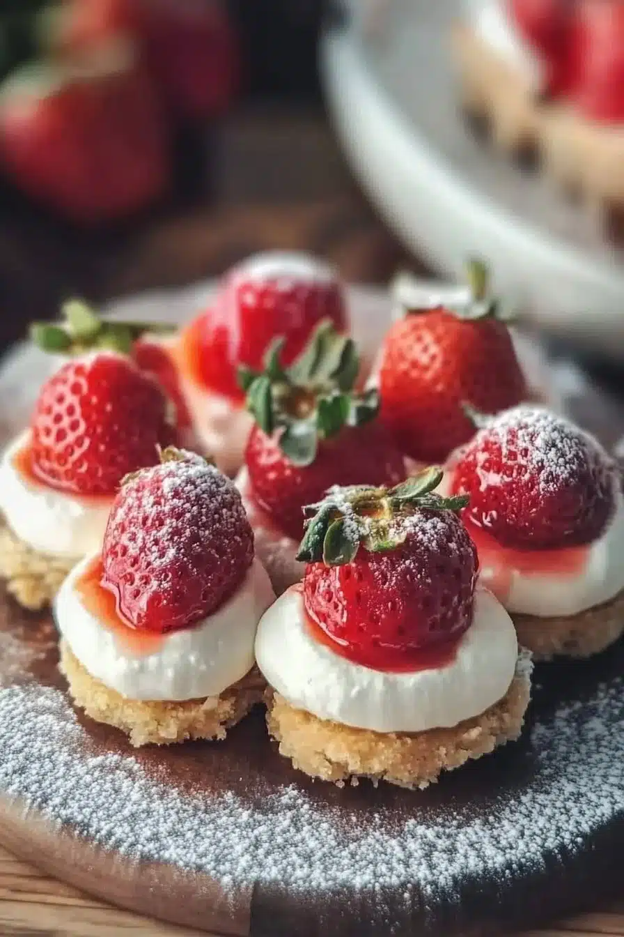 Cheesecake Stuffed Strawberries 6 Cheesecake Stuffed Strawberries