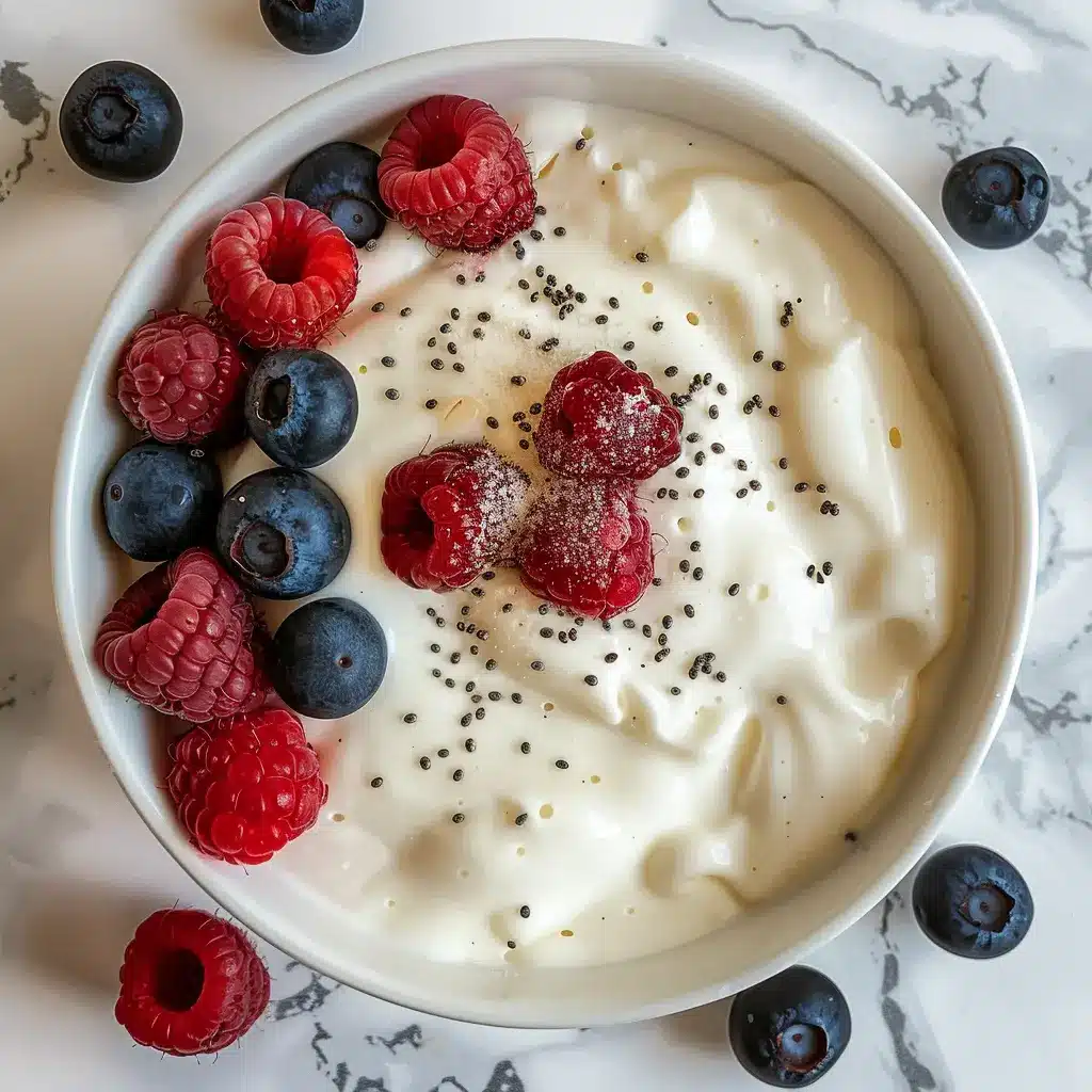  glycine-in-gelatin-greek-yogurt-bowl-berries-bedtime-snack