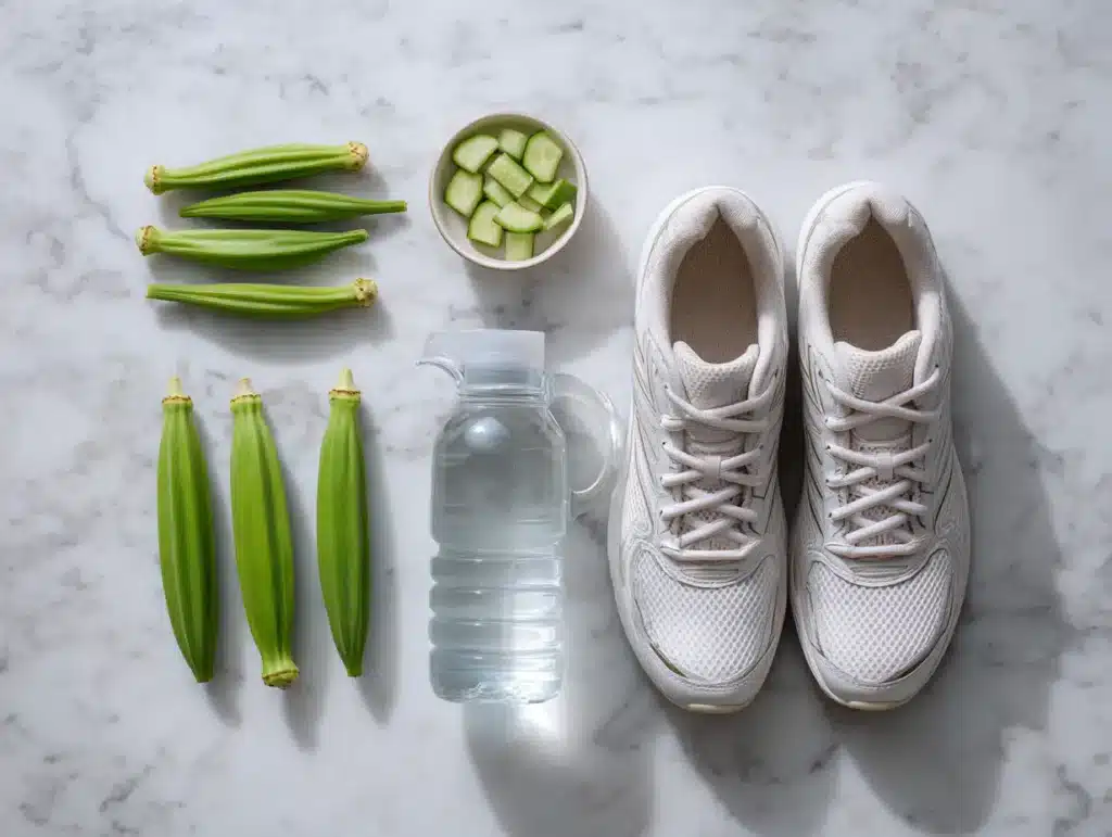 how much okra water to drink factors ingredients