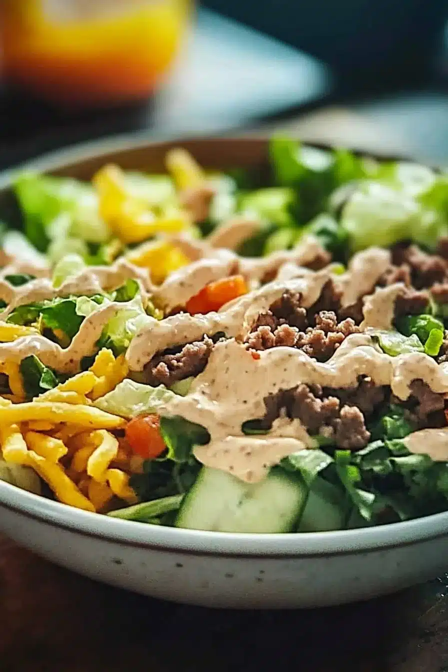 Keto Big Mac Salad