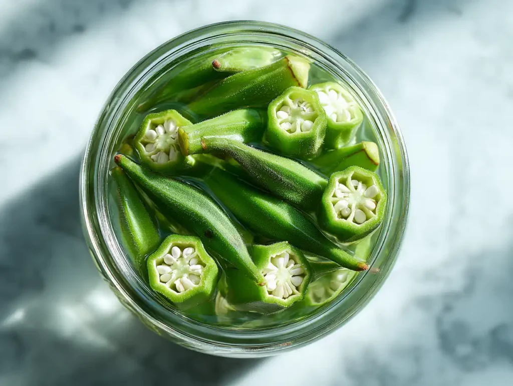 Okra Water Benefits For Women: 7 Powerful Daily Effects 5 Current image: okra water benefits for women fresh jar infusion