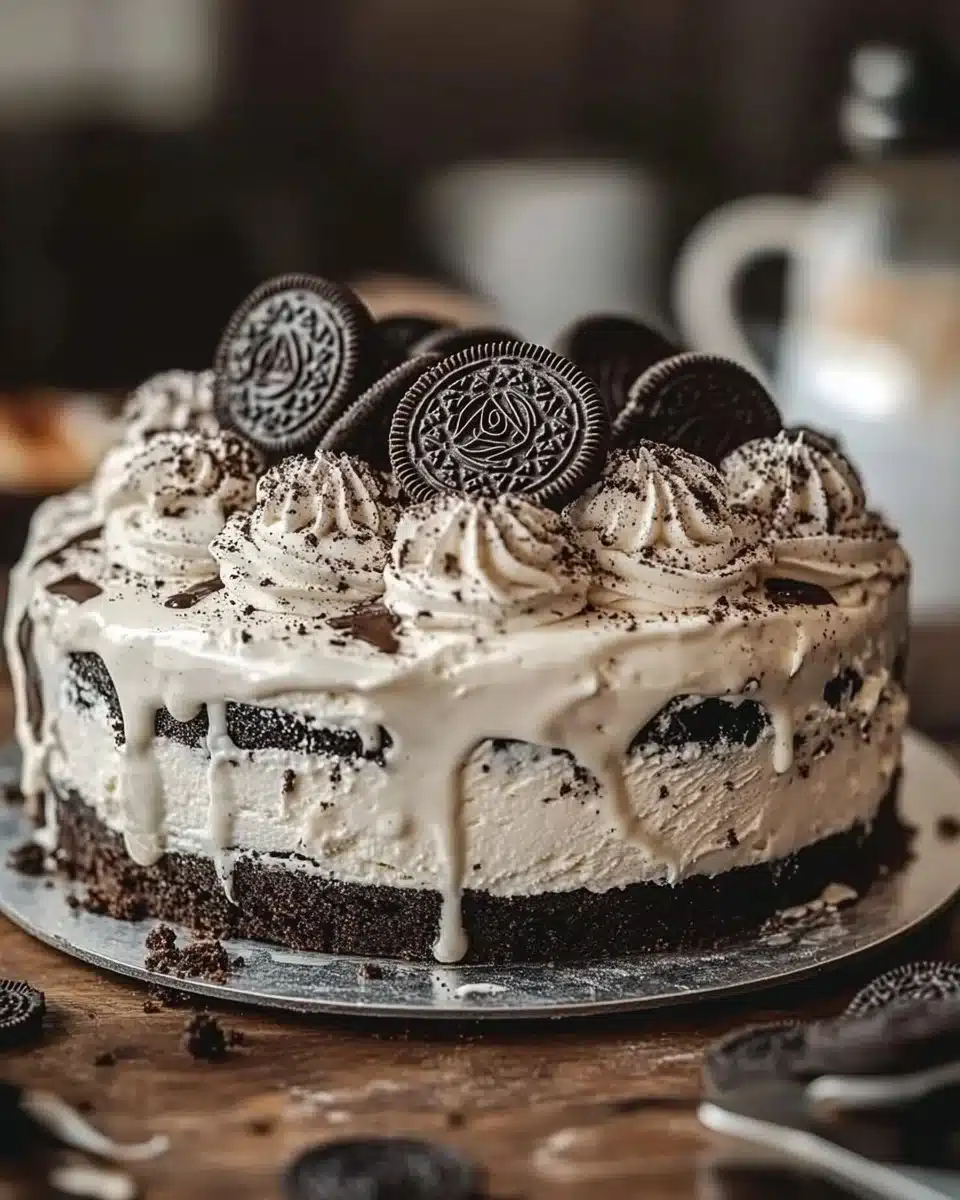Oreo Cookie Ice Cream Cake