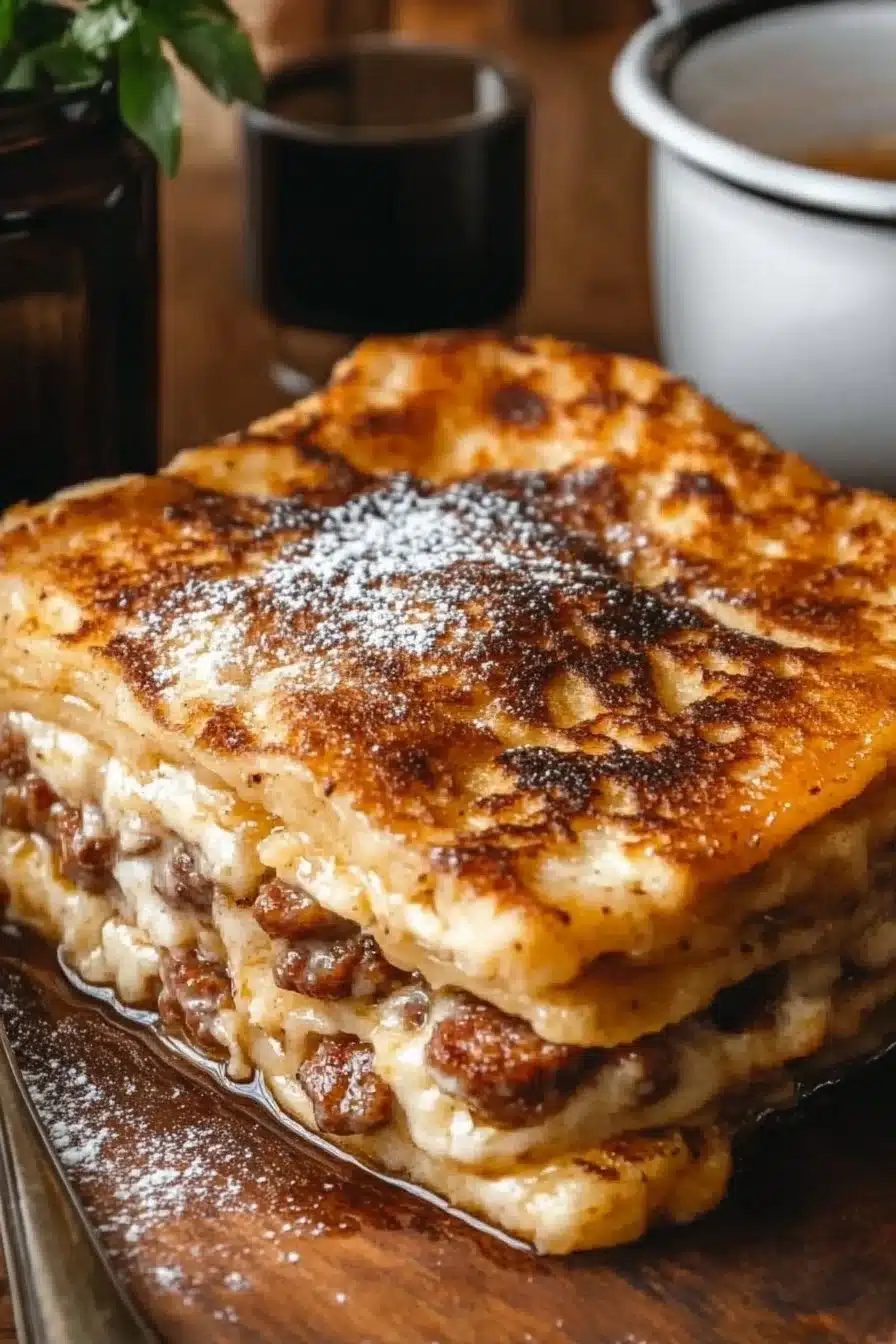 Pancake Sausage Casserole 6 Pancake Sausage Casserole