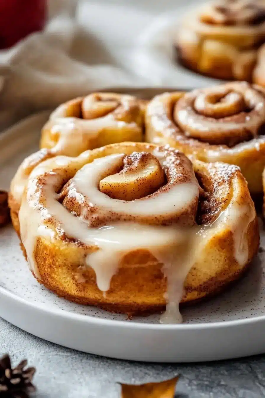 Thanksgiving Apple Cinnamon Rolls