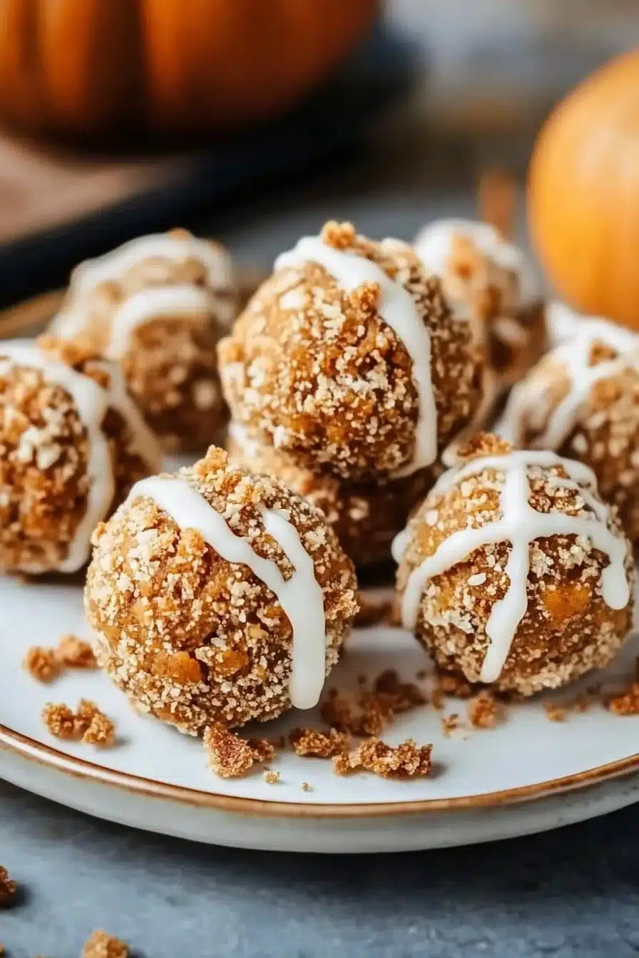 Thanksgiving No-Bake Pumpkin Cheesecake Balls