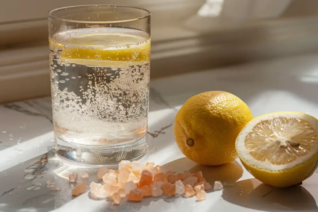 3 Ingredient Pink Salt Recipe The Morning Trick for Weight Loss, Detox, and All-Day Energy 11 Current image: 3 ingredient pink salt recipe morning detox drink with lemon and Himalayan salt