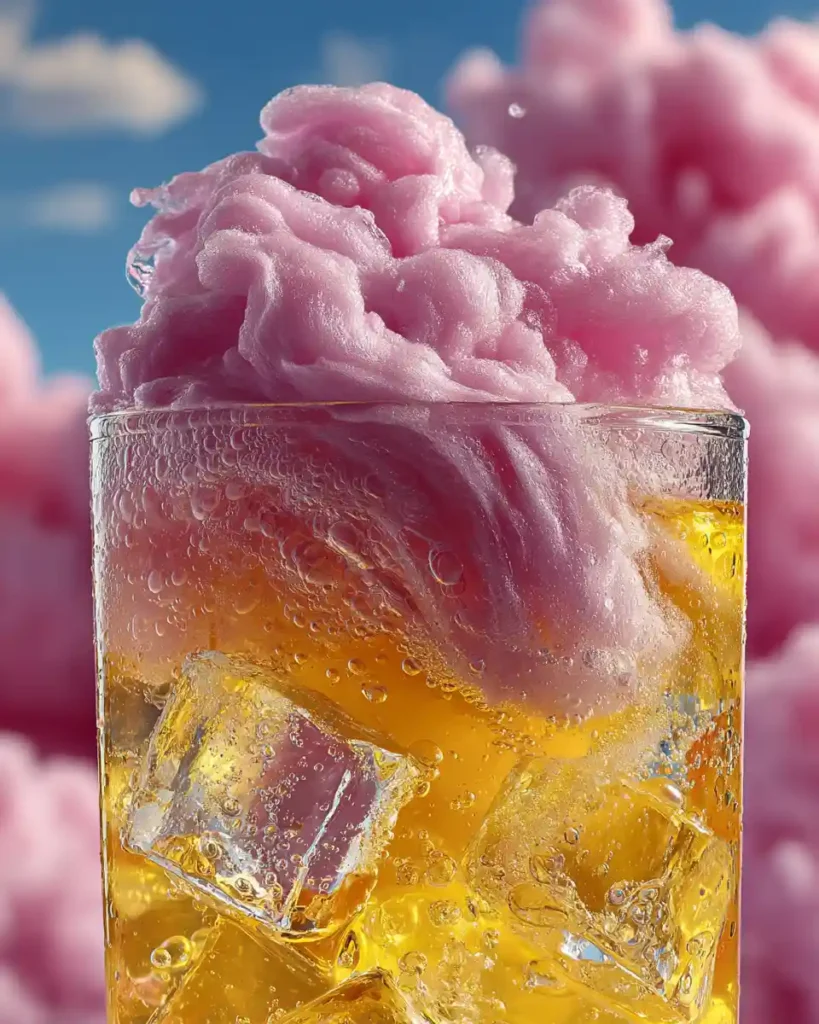 cotton-candy-lemonade-drink-recipe-pouring-pink-syrup-glass