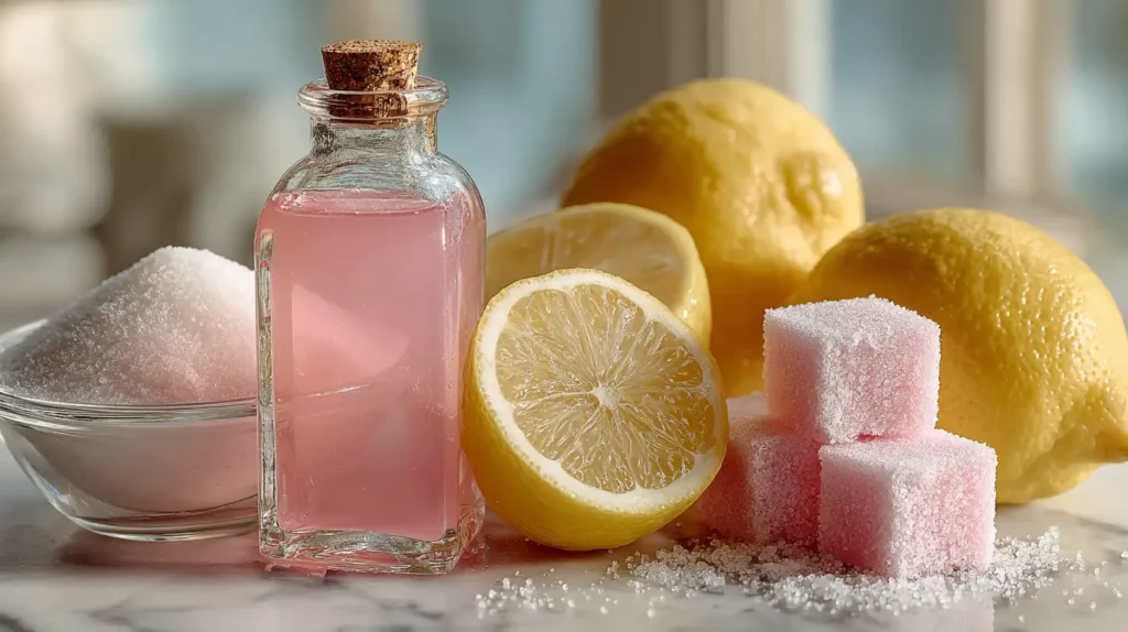 cotton-candy-lemonade-syrup-fresh-lemons-ingredients-setup
