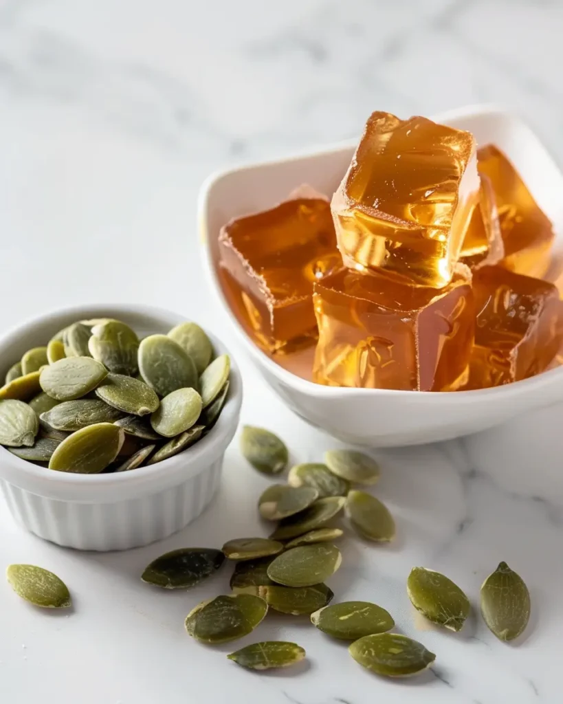 Rebel Wilson Gelatin Trick Recipe: 3 Ingredients That Actually Work 22 gelatin trick recipe bowl with pumpkin seeds for complete protein
