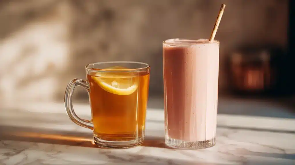  Gelatin drink and collagen smoothie together use both for weight loss and wellness