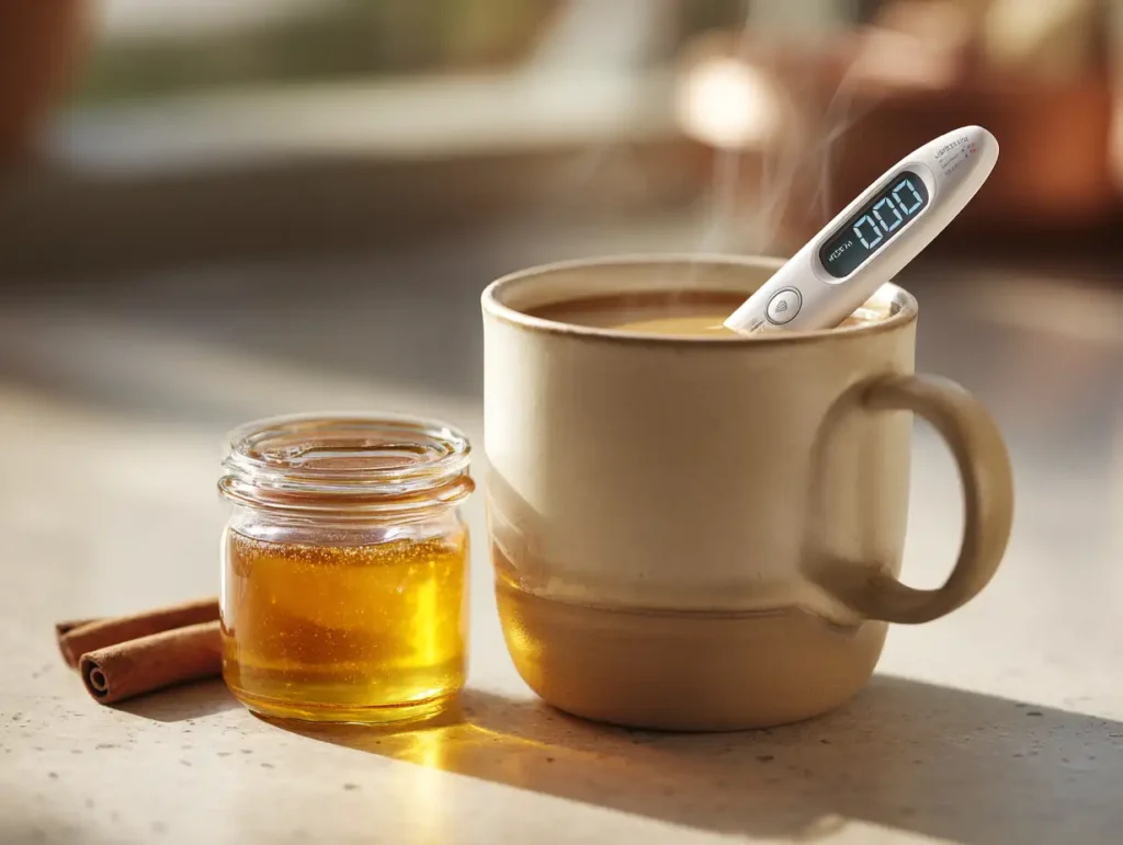 Honey Cinnamon Recipe: The Only Guide You Need to Make It Work for You 21 honey cinnamon recipe correct water temperature thermometer closeup kitchen