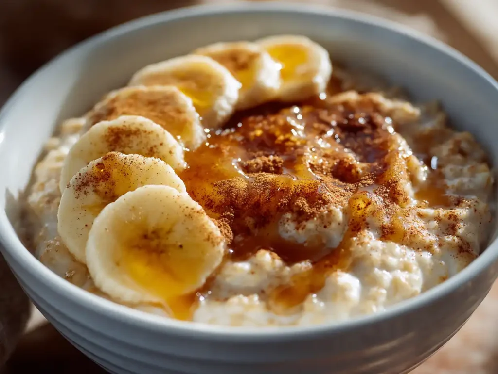 Honey Cinnamon Recipe: The Only Guide You Need to Make It Work for You 20 honey cinnamon recipe drizzled on oatmeal bowl with banana slices