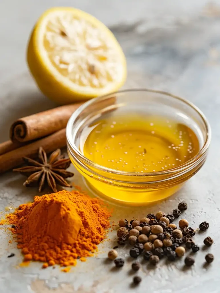 Asian Honey Protocol Recipe: Benefits, Side Effects, and How It Really Works for Men Over 40 16 Asian honey protocol recipe ingredients raw honey turmeric cinnamon lemon black pepper