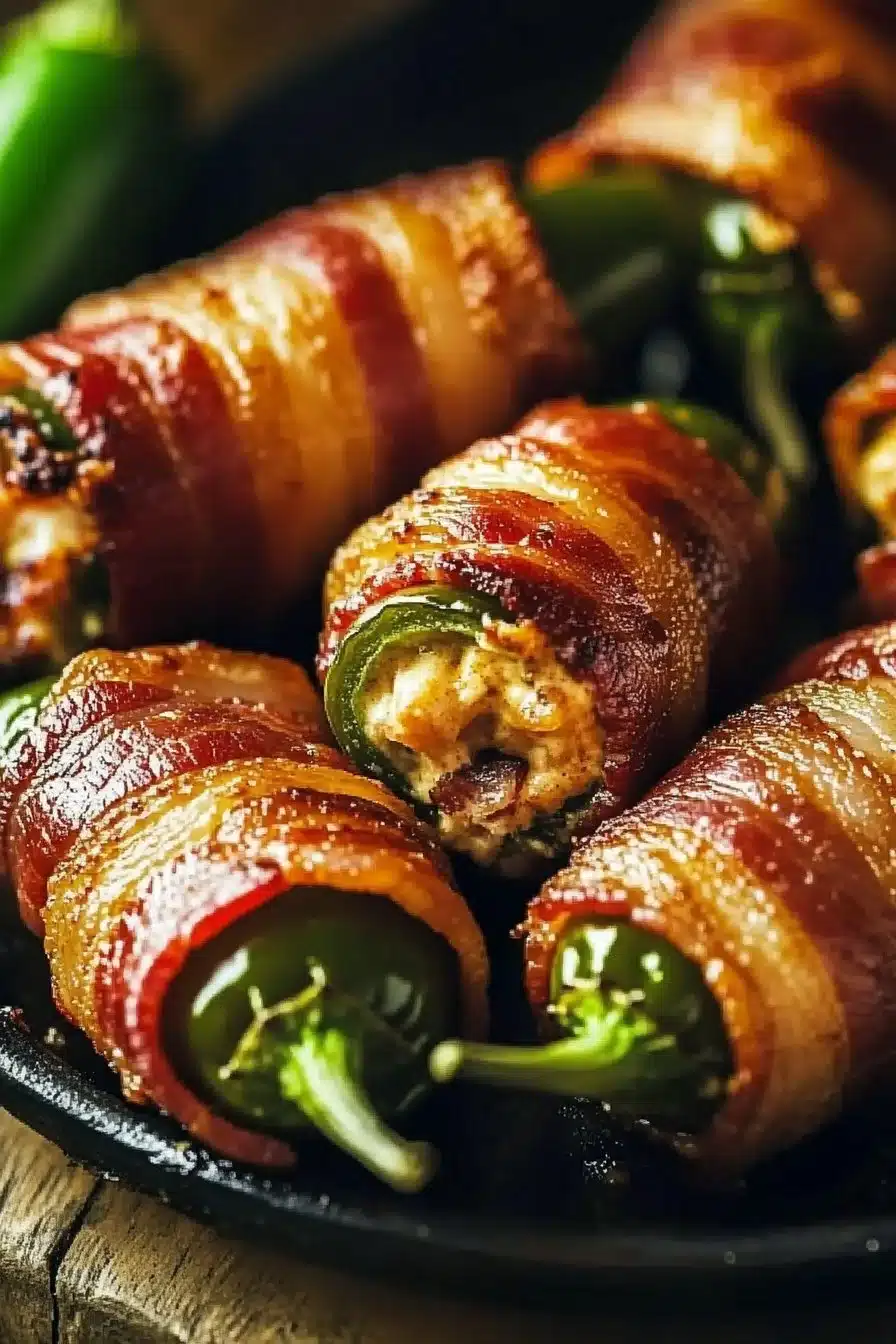Bacon Wrapped Jalapeno Poppers