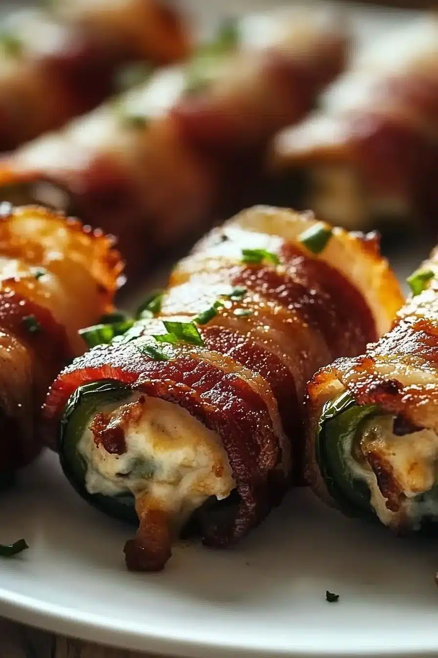 Bacon-Wrapped Jalapeño Poppers