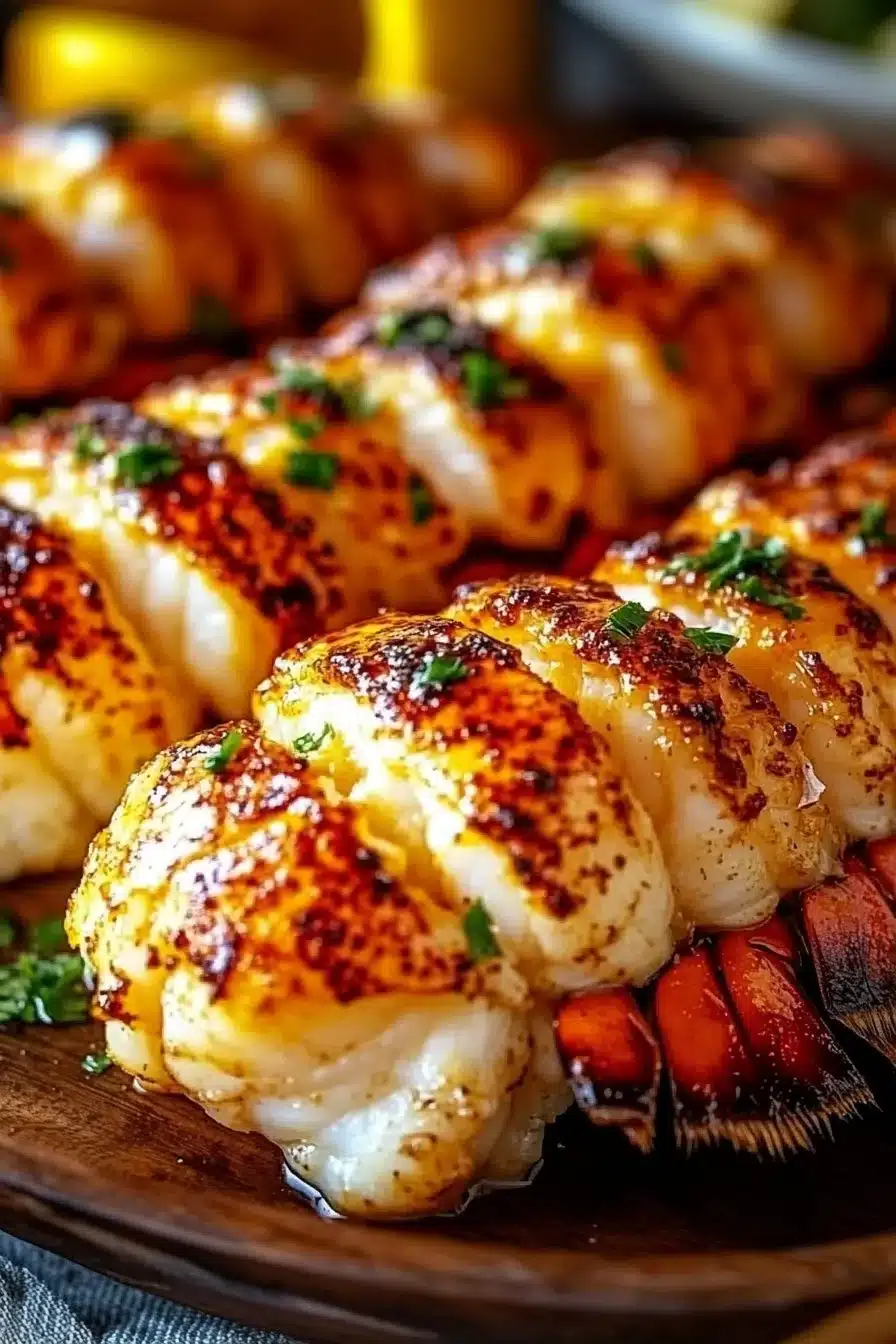 Baked Lobster Tails with Lemon Garlic Butter 3 Baked Lobster Tails with Lemon Garlic Butter