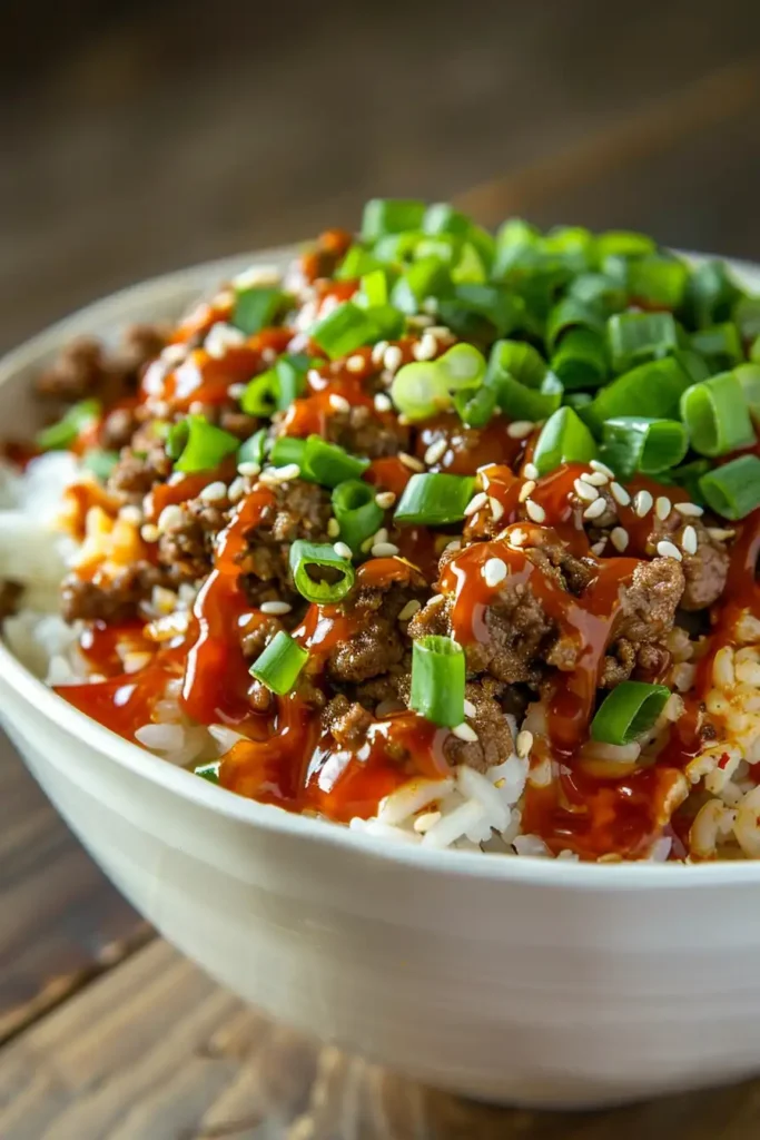  boy kibble recipe high protein ground beef rice bowl vertical pinterest image