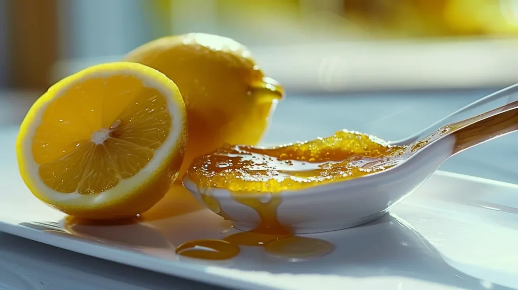  morning ritual spoon of dr gupta honey and turmeric recipe with fresh lemon